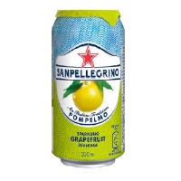 Sanpellegrino Pompelmo напиток сокосодержащий газированный, ж/б, 0.33 л