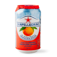 Sanpellegrino Aranciata Rossa напиток сокосодержащий газированный, ж/б, 0.33 л