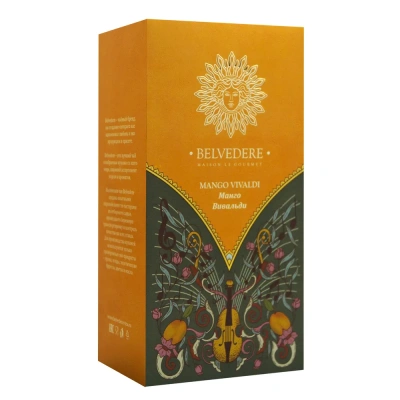 Чай зеленый ароматизированный Belvedere Mango Vivaldi ( Манго Вивальди), 100г.