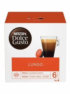 Кофе в капсулах Dolce Gusto Lungo, 16 шт.