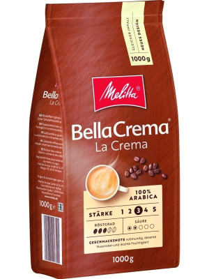 Кофе в зернах Melitta bellacrema la crema, 1 кг.