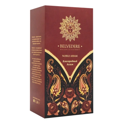 Чай черный Belvedere Noble Assam ( Благородный Ассам), 100г.
