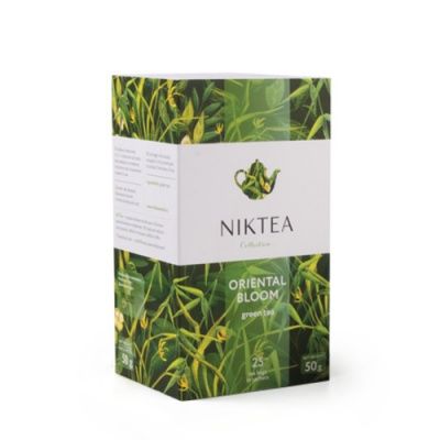 Чай зеленый Niktea Oriental Bloom, пакетики 25x2 гр.